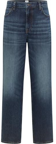 MUSTANG Style Vermont Loose Jeans, Mörkblå 873, 33W x 32L Herr, Mörkblå 873, 33W / 32L