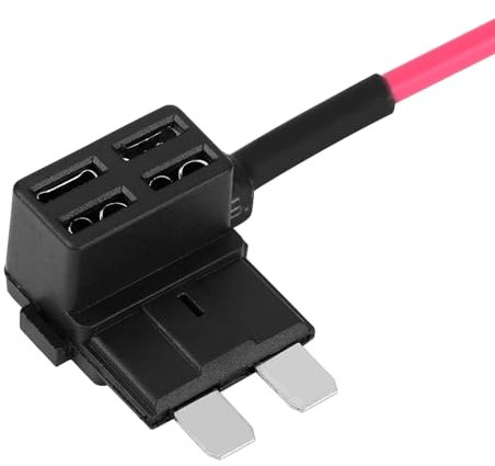 5-teiliger Auto-Adapter-Ersatz, Hochfester Auto-Auto-Wasserhahn-Adapter, Flachsicherungshalter, Zubehör (Mittel 4,75 l)