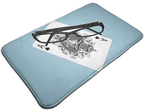Suave Tapete Anteojos Resistente Alfombrilla de WC 60×40cm para Exterior,Jardín,Dormitorio,Balcón