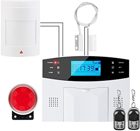 Il di allarme antifurto domestico GSM cablato e wireless M2B supporta la lingua inglese G2B per Ville e Magazzini(G2BA)