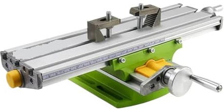 Fresadora, Soporte de mesa de trabajo for taladro de banco, fresadora de precisión mini con ajuste X e Y, mesa de fresado por coordenadas