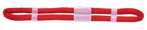 Alomejor Archery Finger Sling Elastischer Stoff Einstellbar Fingersling f¨¹r Outdoor Recurve Bogen (L-Rot)