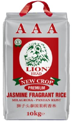 Lion Head AAA Premium Jasmine Fragrant Rice 10kg