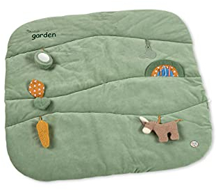 Sterntaler Emmilius Krabbeldecke mit Quietscher, Knitterpapier, Rassel und Spiegelfolie