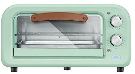 PanHuiWen Mini Oven - 12L Countertop Electric Oven and Grill 800w Roaster Oven 60 Minutes Timer Stainless Steel Toaster 2 Layers