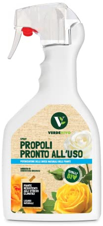 VerdeVivo Propoli Spray Pronto all'Uso, 100% di Origine Vegetale. Favorisce la cicatrizzazione delle piante e riduce i rischi di malattie funginee