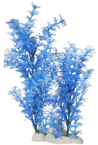 VILLCASE Aquarium Pflanzen KüNstlich KüNstliche Wasserpflanzen FüR Aquarium Aquariumdeko Aquariumpflanzen Simulationsanlage FüR Fischbecken 28 x 11.5 x 6 cm