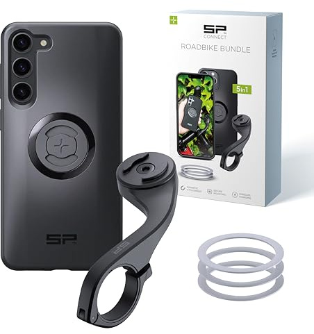 SP CONNECT Road Bike Bundle | SPC+ | kompatibel mit Samsung S23+ | Handyhalter für Road Bike| Fahrrad Handy Halterung Gadget