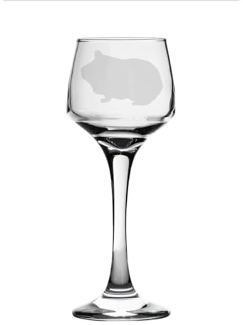 Guinea Pig Engraved Sherry Glass, Animal Gift for Women, Gift for Men