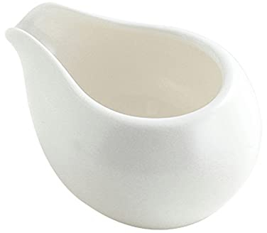 Small Milk jug,Creamer Jug,Churn Jug,100ml Gravy Boat with Small Mouth,Sauce Boat Creamer in Two Colors for Choice,Suitable for Microwave Oven and Dishwasher Milk(Color:Black) (Color : Wit)