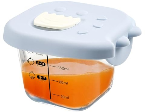 Tazón de vidrio de dibujos animados, tazones de comida para niños, Recipiente de preparación de complemento alimenticio para niños de 230 ml, Cuenco de alimentación de entrenamiento para niños pequeño