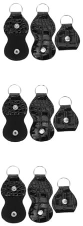 ifundom 3sets Gitarre Pick Halskette Akustische Elektrische Pick Fall Keychain Plektrum Lagerung Box 3 Stücke * 3