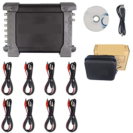 Sonde d'oscilloscope avec atténuateur passif HT201 1008C Stockage PC automobile Générateur programmable USB 8 canaux(1008A)