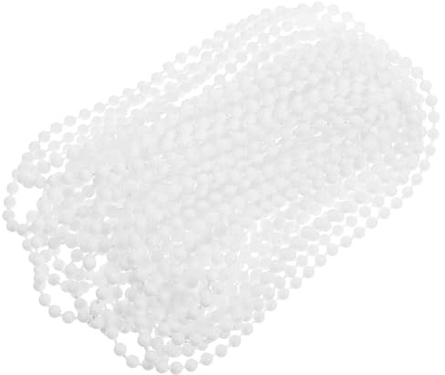 COLLBATH Catena per Tende Verticali Pom Resistente Corda Perline e Connettori Ricambio per Veneziane e Tende con Cordoncino Facile da Installare per Sostituzione e Riparazione