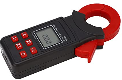 RASTKY Pinza Amperimétrica de Corriente de Fuga de CA Multifuncional con Tecnología Antiinterferencias, Medición de Alta Precisión, Pantalla Retroiluminada, Conectividad, Energía Eléctrica Ideal,