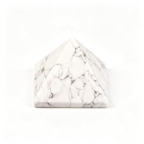 Naturlig kristallpyramid – 5 cm läkande ädelstensstaty | Handskuren polerad obelisk för skrivbord, hemmakontor, vardagsrumsinredning | Reiki- och Feng Shui-energisten