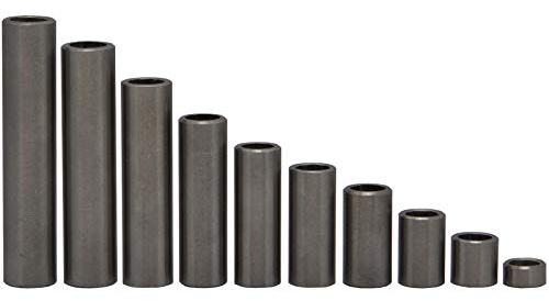 OPIOL QUALITY® Distanzhülsen M6/M7 (Ø Innen: 7 mm; Ø Außen: 10 mm; Länge: 5 mm) aus Edelstahl A2, Rohr geschweißt (10 Stück) Madenschrauben Abstandshülsen Distanzbuchsen Aluhülse Abstandsbuchsen
