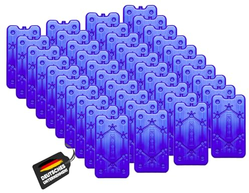 NEMT 40x flacher Kühlakku 400 ml Kühlakkus 25x14x1,4cm Kühlelemente Kühltasche Kühlbox