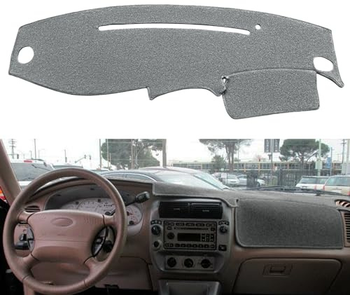 Yiz Dash Cover Mat for Ford Ranger 1995-2011/ Explorer 1995-2001(Gray) J35