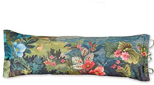 PiP Zierkissen Winter Blooms, gefüllt Perkal grün-blau Größe 30x90 cm