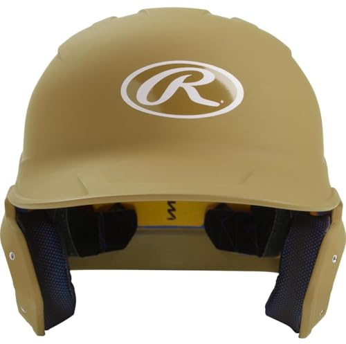 Rawlings | MACH Batting Helmet | Matte Vegas Gold | Senior (6 7/8 - 7 5/8)