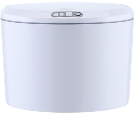 Yusheng Basura Inteligente | Cubo Basura para baño Coche sin Contacto Inteligente 3L | Caja Almacenamiento Tejido Escritorio eléctrico con Carga USB para dormitorios