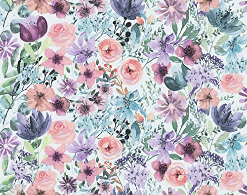 d-c-fix tovaglia cerata – Floria 140 cm x 180 cm rettangolare – tovaglia in stile vintage per tavolo da cucina, da pranzo o da giardino – idonea agli alimenti, lavabile & impermeabile