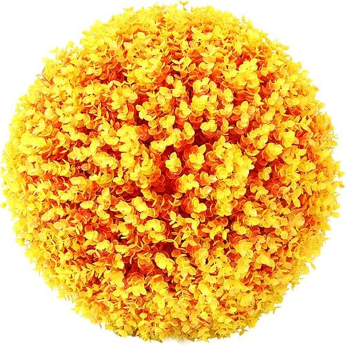 Künstliche Buchsbaumkugel, Künstliche Pflanze, Topiary-kugel, Dekorativ, Künstlicher Buchsbaum, Lebensechte Pflanzendekoration Für Hochzeit, Weihnachten, Rasen, Hinterhof Und Gartend(Size:24inch/60cm)