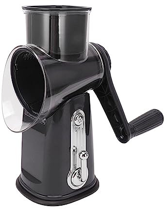 Rallador de queso giratorio, tipo rodillo de mano, cortador de verduras multicuchillas para frutas, patatas, nueces