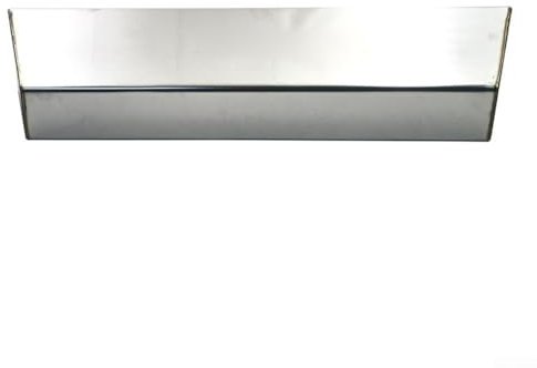 Startbuymore Trockenbau Schlammwanne Edelstahl Spachteltrog Zement Trog Ziegel Fliesen Schlamm Trog Verputzwerkzeug (40,6 cm)