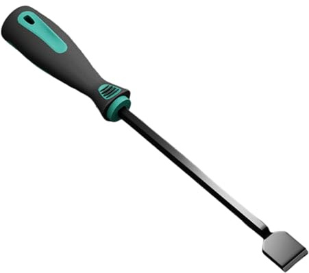 Gissroys Strumento Raschietto Motore In Acciaio Con Impugnatura In Gomma Per Guarnizione Professionale E Rimozione Del Carbonio Gomma Raschietto Manico In Legno