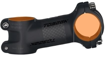 YUCHUANGYE Potencia Bicicleta Carretera Vástagos de Carbono 10/17/25/35 Grados for Manillar Bicicleta montaña, Potencia 31,8 Mm, Ultraligero for(10Degree-80mm-Matte)