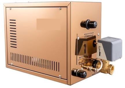 Sauna a vapore, Generatore elettrico for doccia a vapore da 4,5 kW for sauna, attrezzatura for in acciaio inossidabile, for bagno turco, decalcificazione automatica per cabina doccia