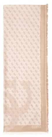GUESS Schal Erica Scarf 70X180 Latte Logo beige