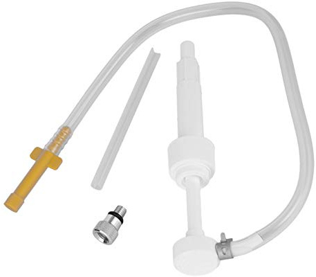 HELEVIA Pompa olio manuale per motore fuoribordo e azionamento Z, adatta per alloggiamento MerCruiser e ingranaggi, con bottiglie di olio statunitensi da 32 once, quart e 946 ml