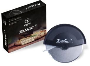 MOESTA-BBQ 10601 PizzaCut Vol. 2 Pizzaschneider - Teigrad inkl. Klingenschutz, handlichem Griff und Edelstahlklinge