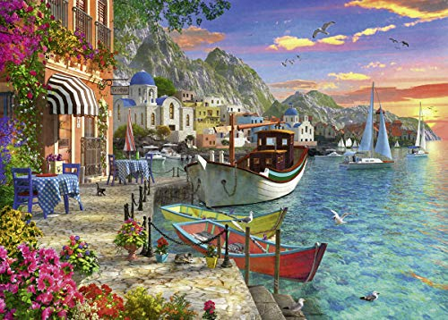 Ravensburger - Puzzle 1000 Pezzi Meravigliosa Grecia | Puzzle Per Adulti E Bambini Con Una Misura Di 70x50 Cm | Regalo Per Adulti E Bambini Da 14 Anni E Più
