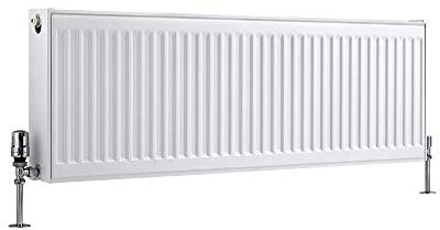 MILANO White Type 22 Horizontal Double Panel Convector Radiator 400x1200mm