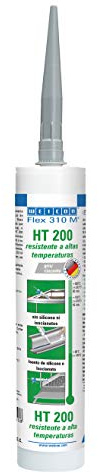 WEICON Flex 310 M® HT 200 | 310 ml | Hochtemperaturbeständig | Grau