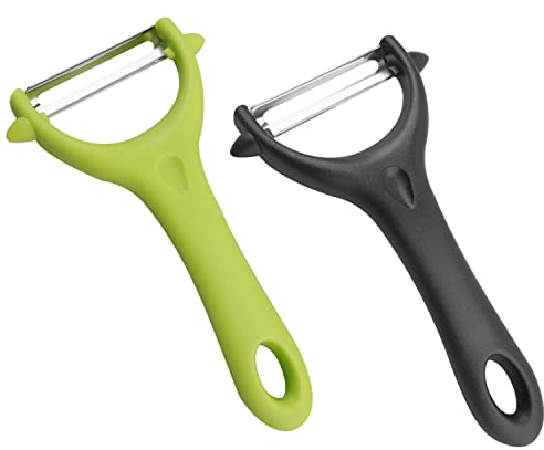 2 Pcs Y-Shaped Swivel Potato Peeler, Stainless Steel Vegetable Peeler Perfect Peeler for Kitchen