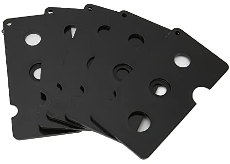 Ouvre-bouteille universel pour huiles essentielles, forme rectangulaire plate, outil d'ouverture précis avec trous précis pour bouchons de billes pour rouleau
