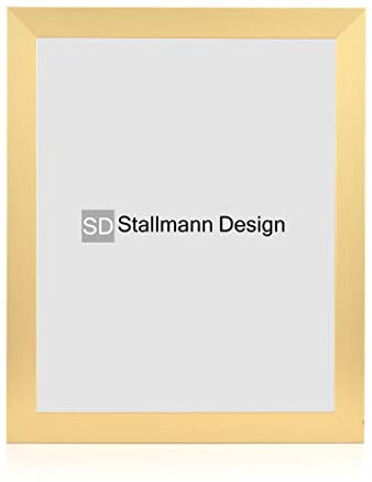 Stallmann Design Bilderrahmen 'Reno' | Größe: 59,4x84cm | Farbe: Gold | 40 mm starke Rahmen-Breite