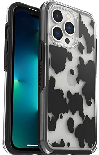 OtterBox Symmetry Clear Case for iPhone 13 Pro, Cow Print | Shockproof, Drop-Proof, Protective Thin Case, 3x Tested to Military Standard