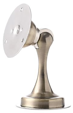Magnetischer Türstopper, magnetischer Türstopper, Edelstahl Heavy Duty Magnetischer Türhalter, Aufkleben Outdoor Boden Türstopper Starke Magnet Türstopper für Wände und Boden (Bronze)