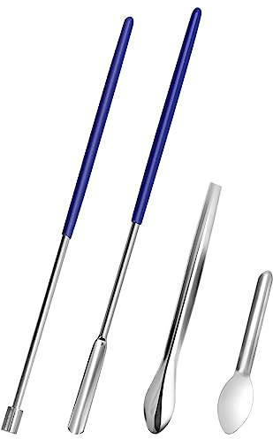 Juego de máquinas de llenado de cápsulas para rellenar pastillas, microcucharas, espátulas, herramientas para polvo de hierbas, herramientas para cápsulas de gel, bandeja de llenado rápido, 4 unidades