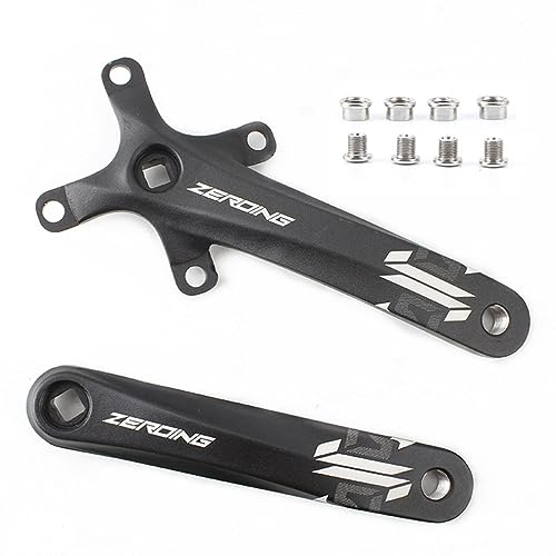 HIMALO MTB Vierkant Kurbelgarnitur 104BCD 170mm Kurbelarm Set Aluminiumlegierung Mountainbike Kurbelgarnitur Leicht