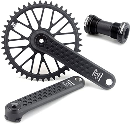 Rennrad-Kurbelgarnitur, 165/170/175 mm, GXP-Kurbelarm-Set, einzelnes Kettenblatt, 40/42/44/46/48 Zähne, 8/9/10/11/12 Geschwindigkeiten, Faltrad-Kurbelgarnitur, hohl integriert, mit Innenlager (F