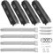 GFTIME Pièces de Rechange universelles pour Charbroil, Barbecook Vanilla, Barbecook 300, Tenneker TG4, brûleur de 31 à 45cm, diffuseur de Flamme de 37cm et crossovers, 4 pièces.