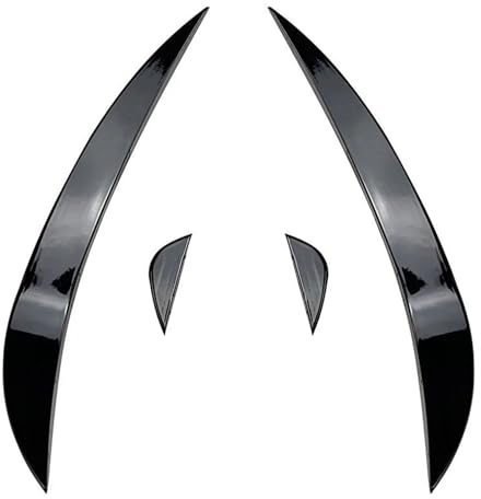 Auto Frontspoiler Für VW Für Golf 6 Für MK6 Für GTI Für GTD 2008-2013 Auto Frontschürze Lip Splitter Spoiler Surround Trim Seite Air Vent Trim Frontstoßstange Spoiler(Größe:Satz)