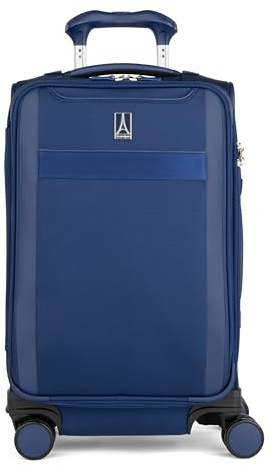 Travelpro Versapack + Lightweight Softside Expandable Carry on Luggage, Estate Blue, Carry On, Versapack + Softside Expandable Luggage